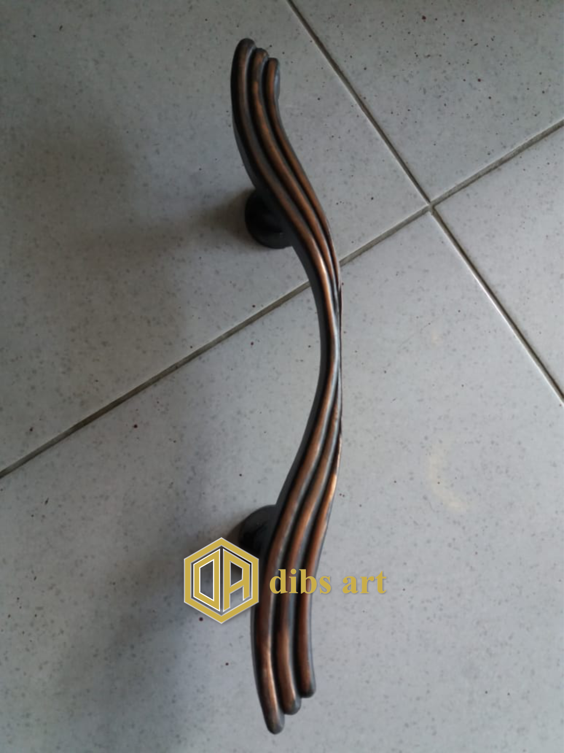 handle pintu tembaga vintage