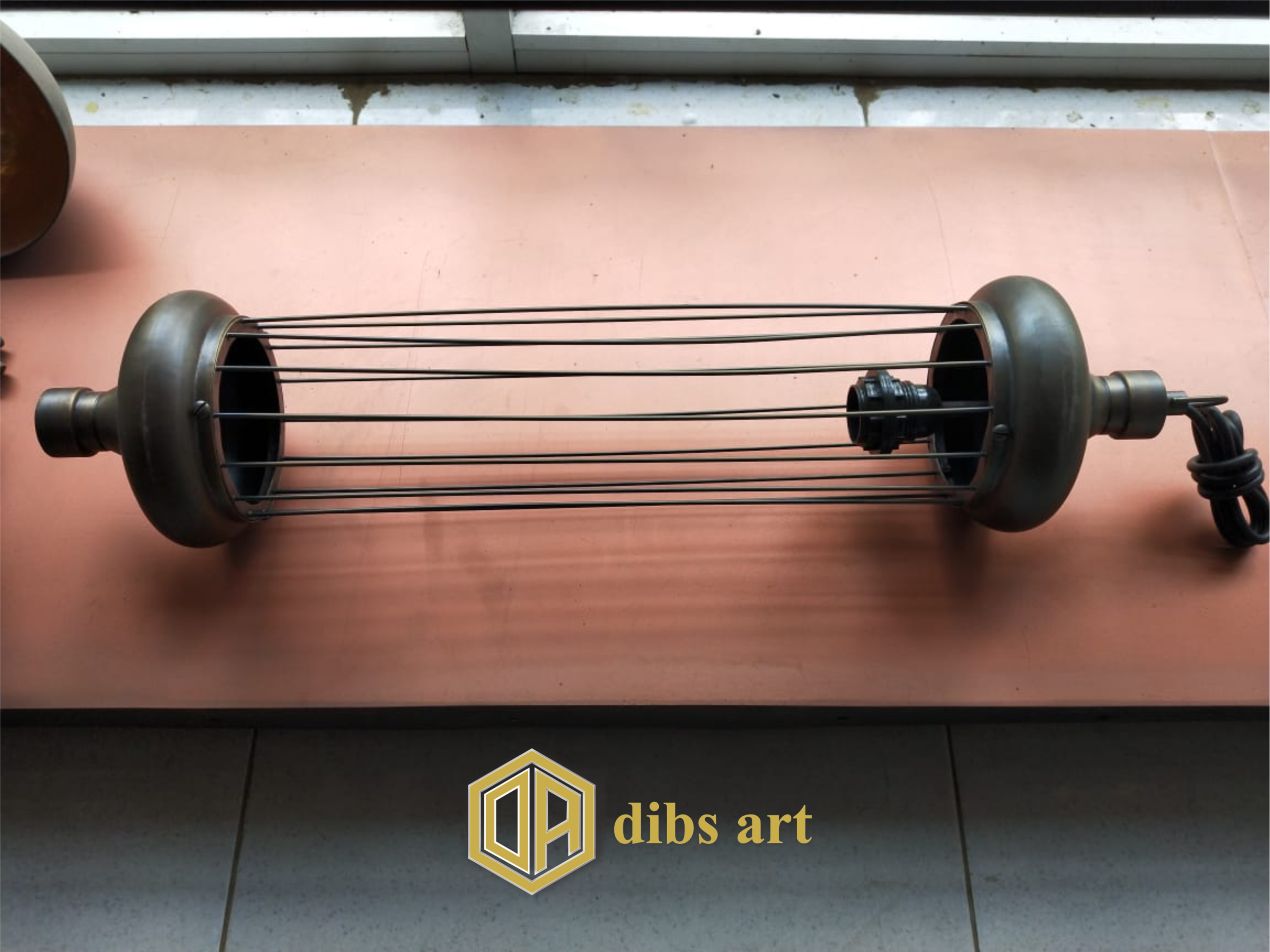 lampu gantung kuningan antik vintage Dibs Art desain klasik elegan