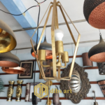 lampu gantung kuningan minimalis original
