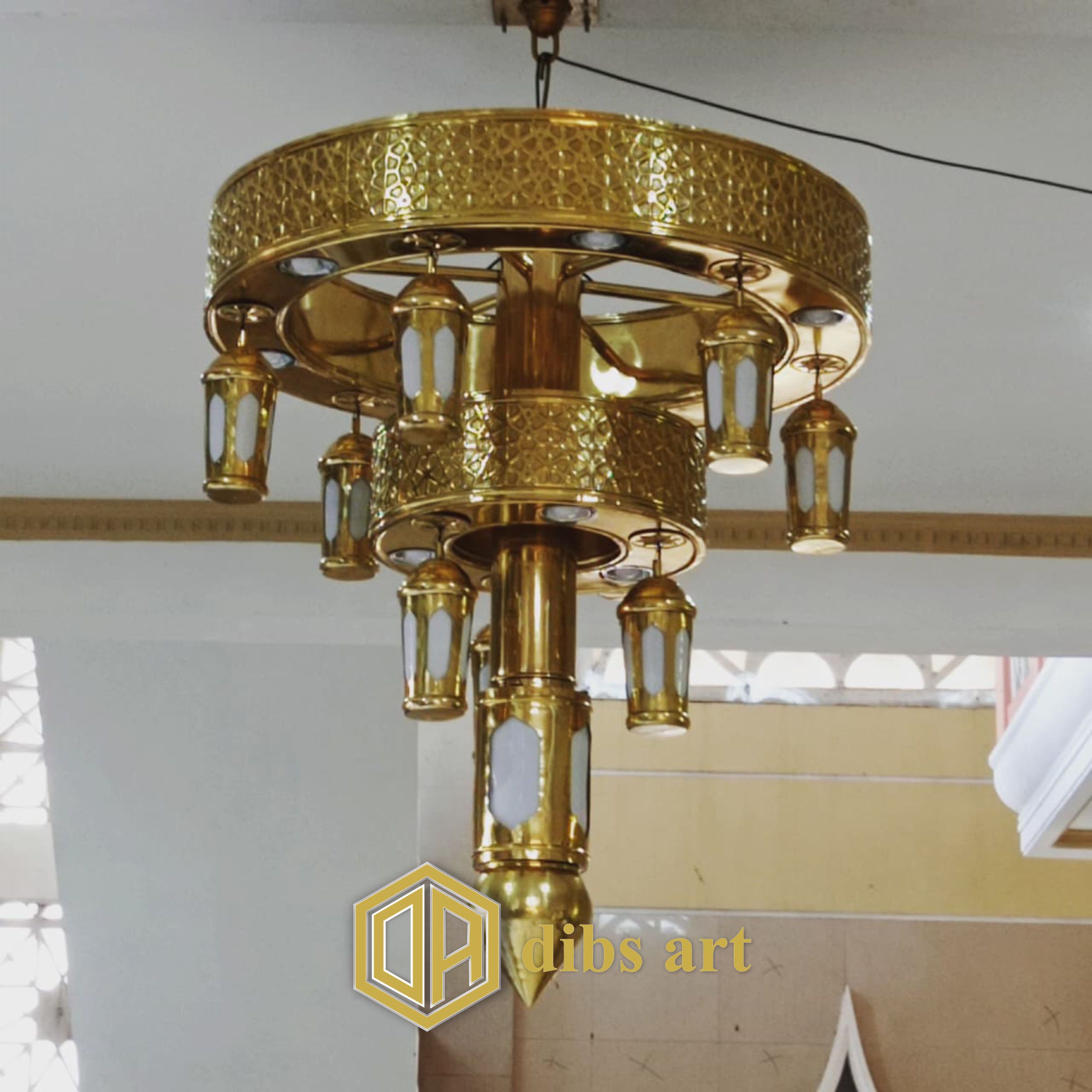 Lampu Gantung Maroko Kuningan Minimalis lampu gantung maroko kuningan minimalis Dibs Art