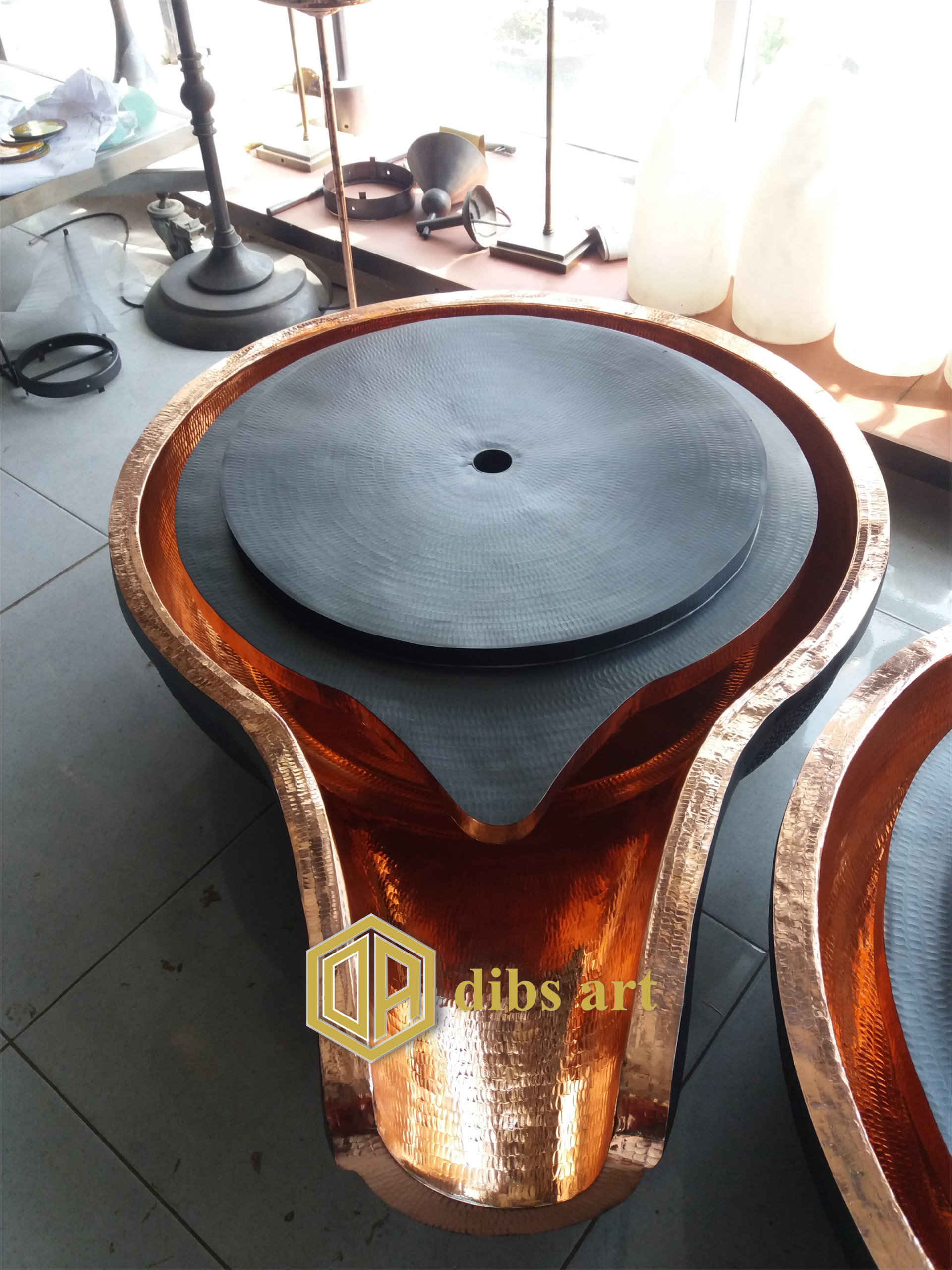 miniatur gilingan tembaga handmade Dibs Art