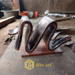 ornamen tembaga kontemporer setting