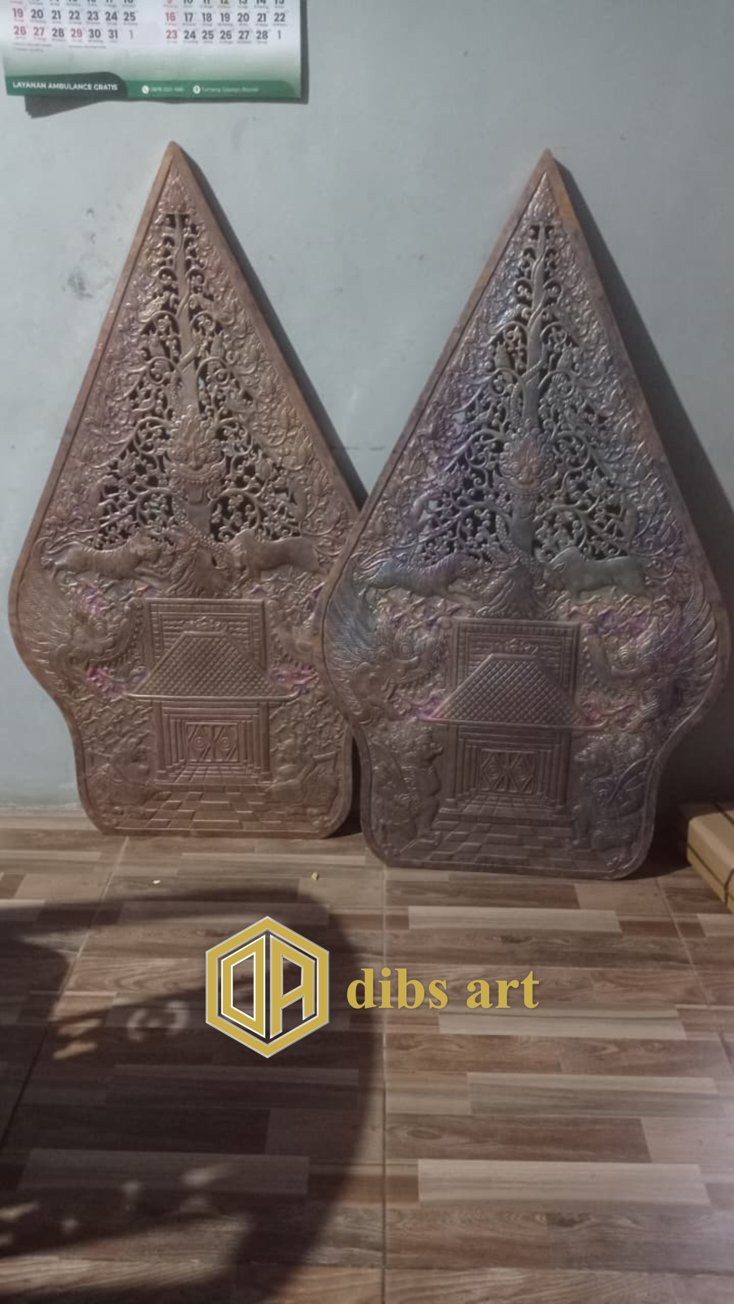 Proses Pembuatan Gunungan Wayang Tembaga Handmade – Dibs Art gunungan wayang tembaga proses