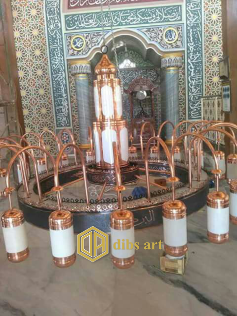 lampu gantung nabawi tembaga