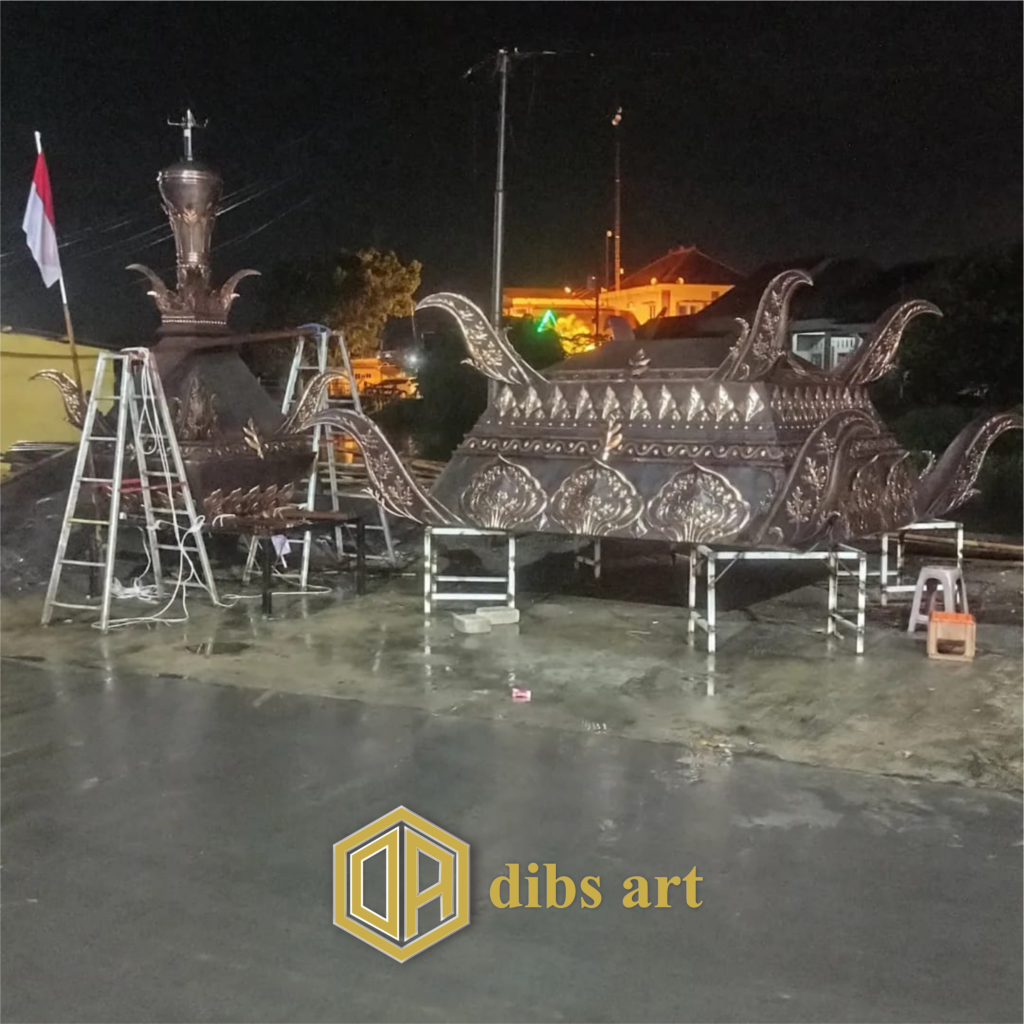 makara tembaga klasik setting