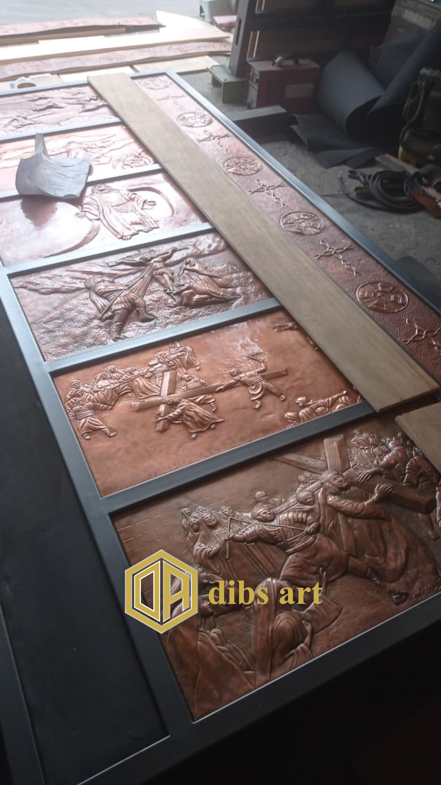 Relief Tembaga Isa Almasih Artistik | Dibs Art relief tembaga isa almasih