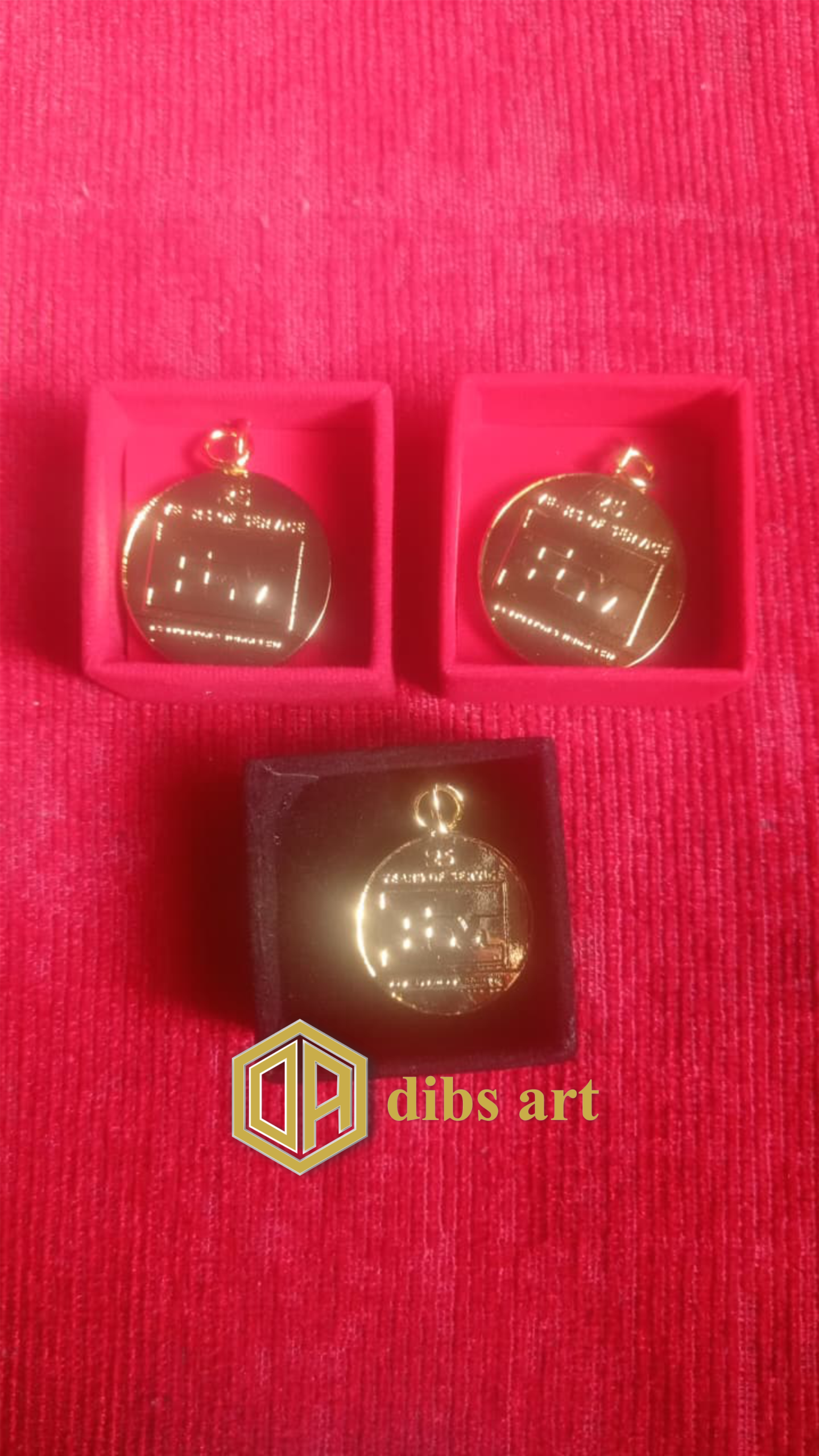 Souvenir Kuningan Medali Hadiah Elegan | Dibs Art souvenir kuningan medali hadiah